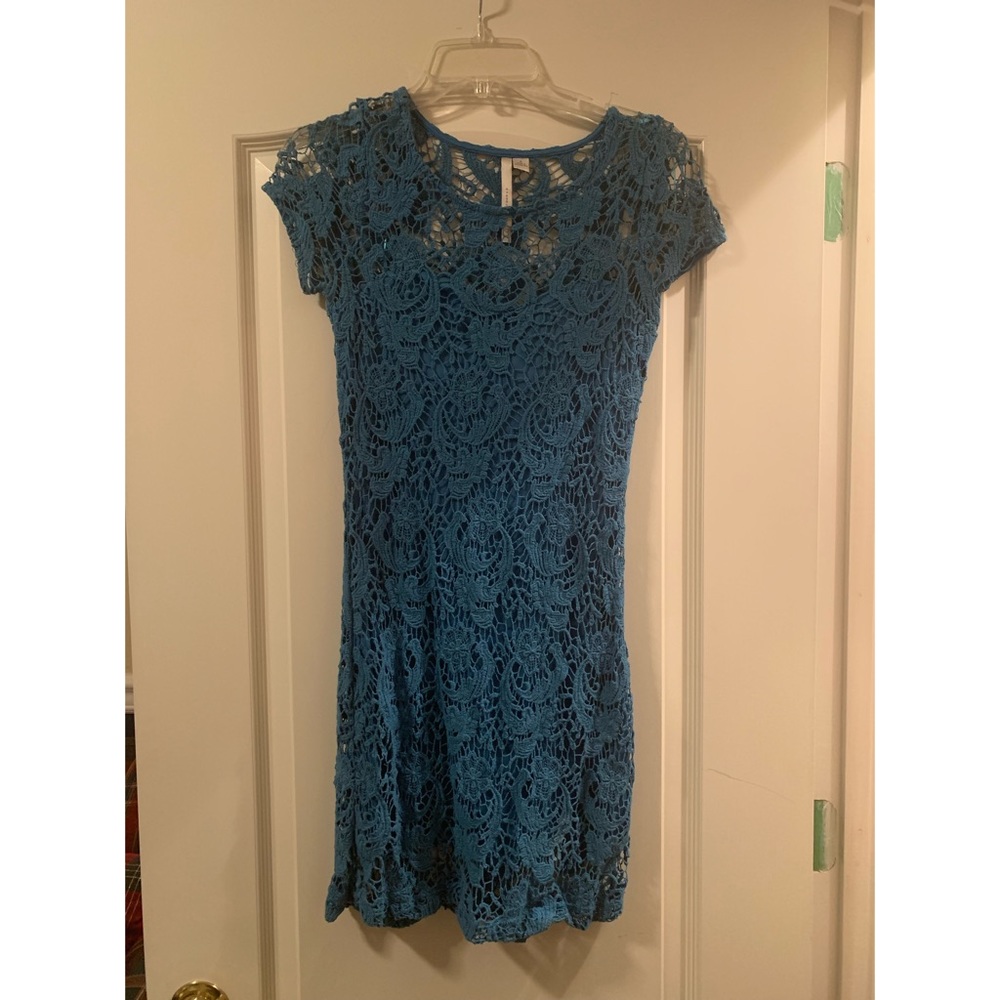 Light blue Lauren Conrad Lacey dress